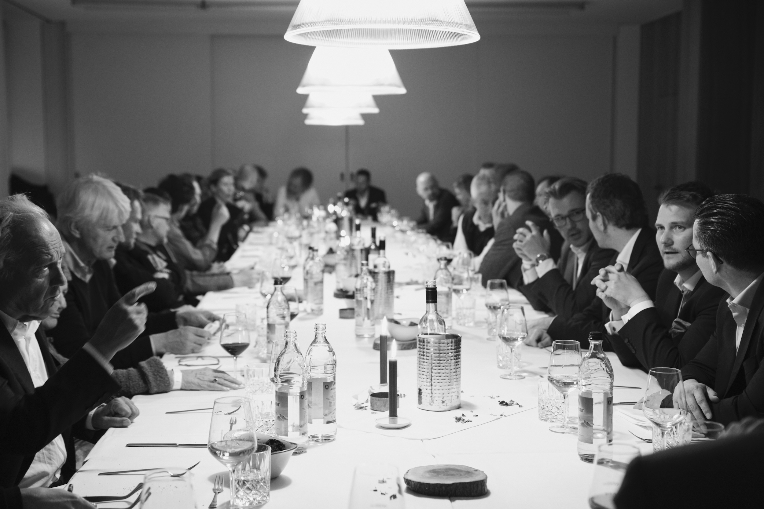 Dinner, Architecture Matters Konferenz 2019 in der Alten Akademie München