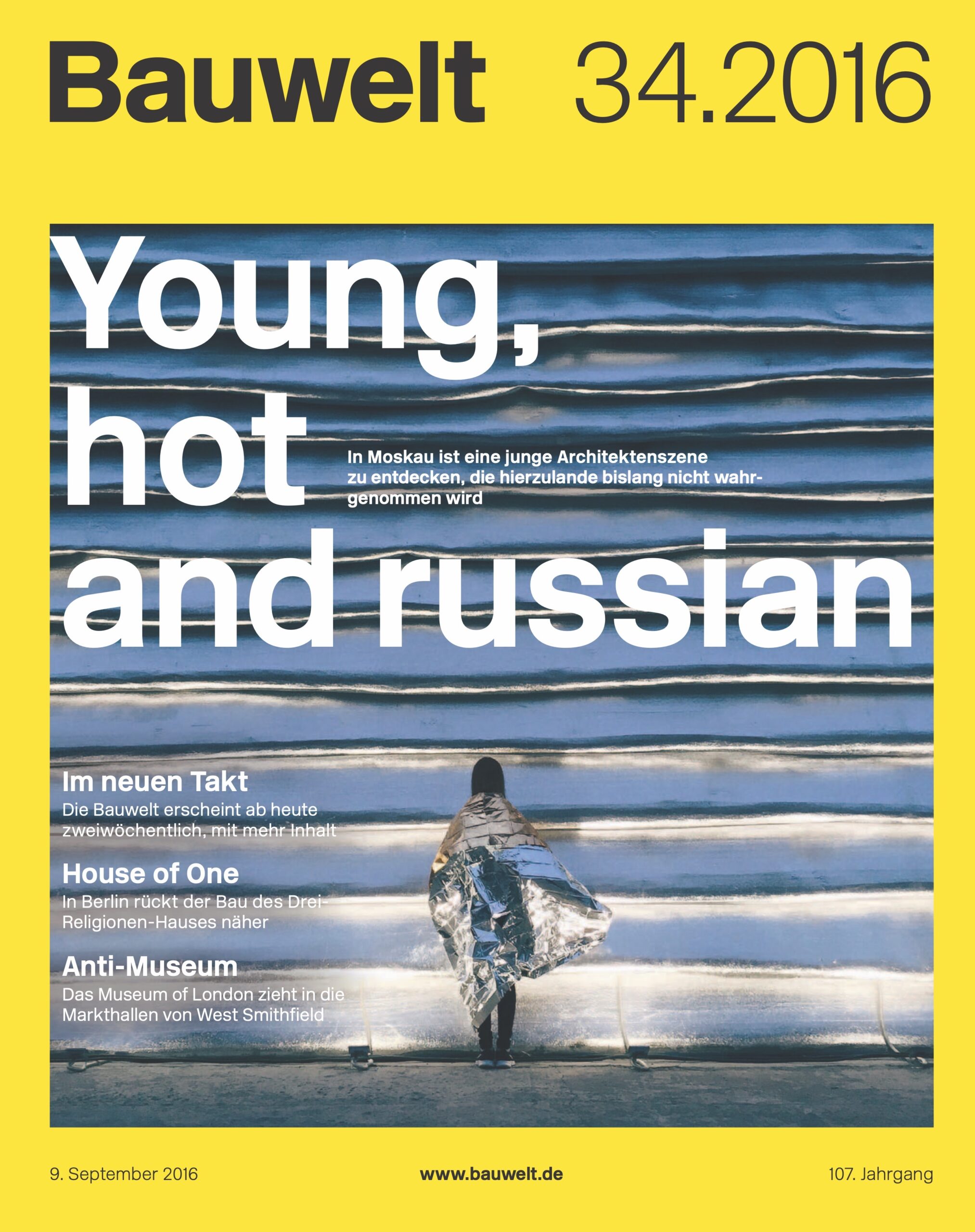 Cover Bauwelt Young, hot and Russian