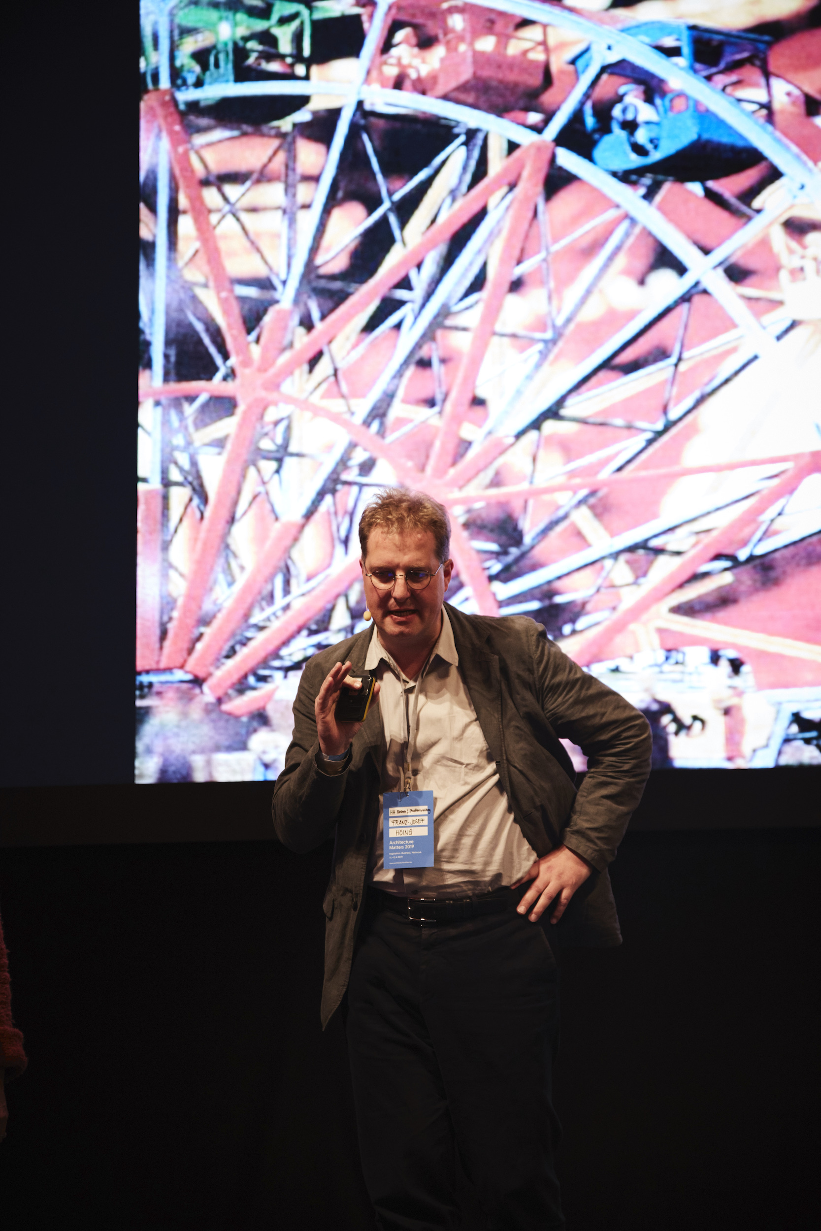 Lecture Franz-Josef Höing, Architecture Matters Conference 2019 in the Alten Akademie Munich